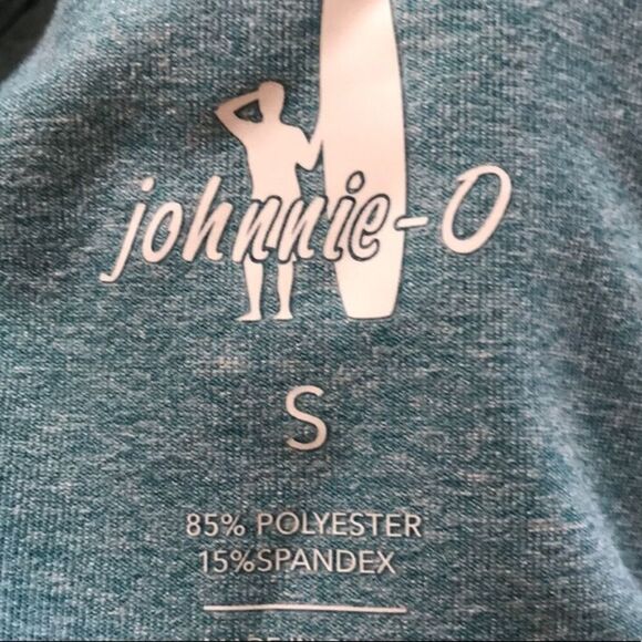 Johnnie-O SMALL 1/4 Zipper Blue Performance Top - Picture 5 of 6